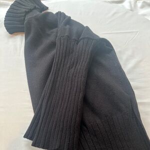 Black turtleneck sweater